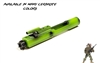 AR-15 Battleworn H-Series Cerakote .223 / 5.56 / 300 Blackout / 350 Legend Bolt Carrier Group - Available in multiple colors - Shown here in Zombie Green Battleworn