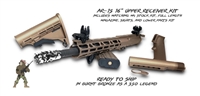 AR15 16" 350 Legend Upper Assembly Kit - READY TO SHIP NOW  in Burnt Bronze