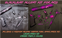 Cosmic Blacklight Milspec Upper Parts Kit - 3 Colors - Cosmic Green, Cosmic Orange, Cosmic Pink