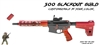 Customizable!  10.5" 300 Blackout Build - shown in USMC Red Punisher Biohazard