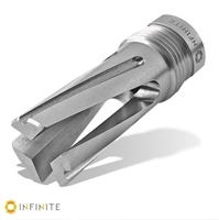 1/2-28 to 13/16-16 (223/5.56) Three-Prong Muzzle Device (Stainless)