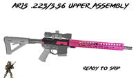 AR15 .223/5.56 16" Stainless with Prison Pink Upper Assembly - READY TO SHIP!