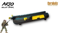 AA AR10 / .308 Black Anodized Upper Receiver with Cerakote Upper Parts - Shown here in Corvette Yellow