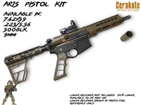 AR15 7.5" Pistol Build Kit- Multiple Calibers Available- Your Color